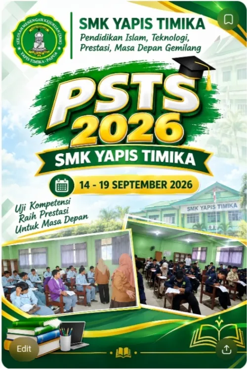 SMKS YAPIS TIK Mimika Sukses Gelar Penilaian Sumatif Tengah Semester (PSTS) Ganjil TA 2026/2027
